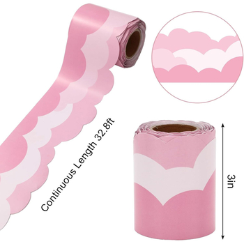 Tahvli teadetetahvli kaunistus roosa taevas ääriskleebis Ääriskleebis koolihooaja ääriskleebis