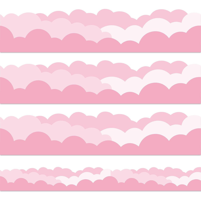 Tahvli teadetetahvli kaunistus roosa taevas ääriskleebis Ääriskleebis koolihooaja ääriskleebis