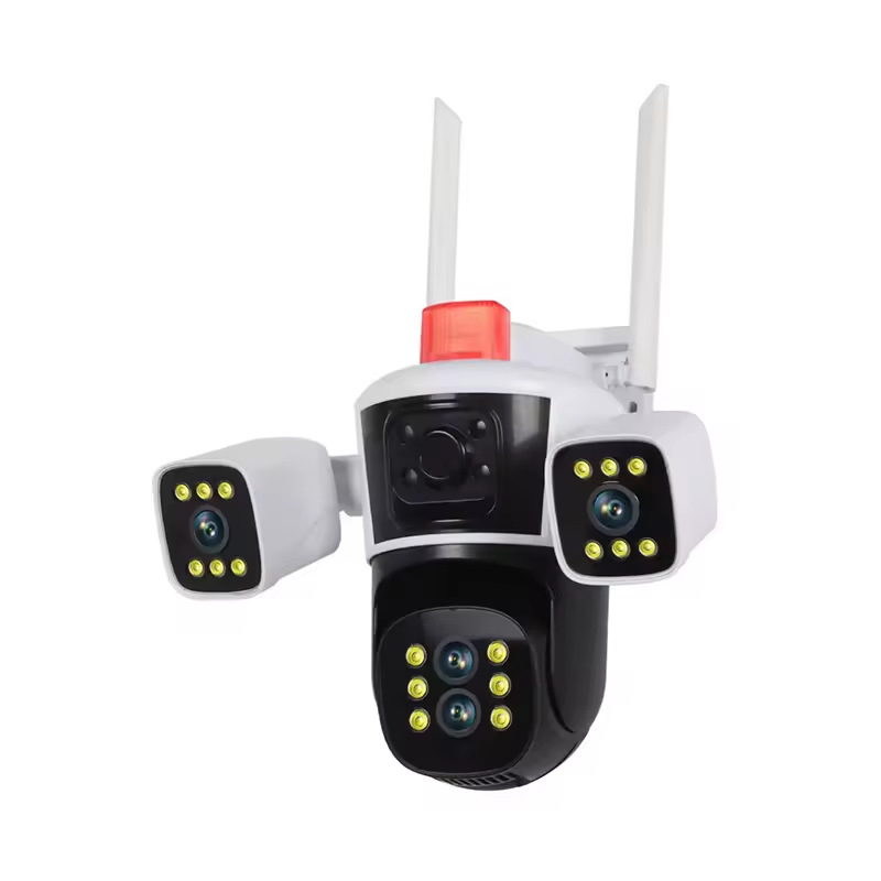 Kolme ekraaniga surnud nurgata mobiiltelefoni veekindel kaugjuhtimisega kaamera IP-kaamera tehisintellekti jälgimine