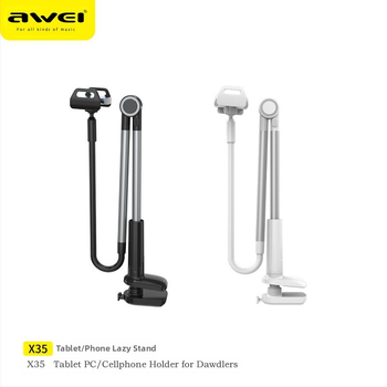 AWEI Weiwei Нова скоба за лаптоп X35 от алуминиева сплав, скоба за мобилен телефон/таблет