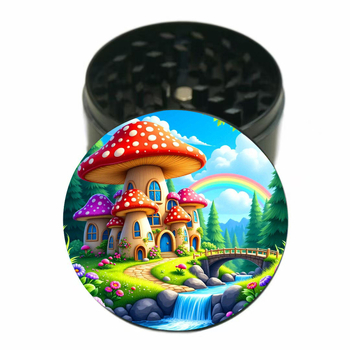 Plakanā cinka sakausējuma metāla dzirnaviņas 50 mm četrslāņu krāsotas sērijas garšvielu dzirnaviņas