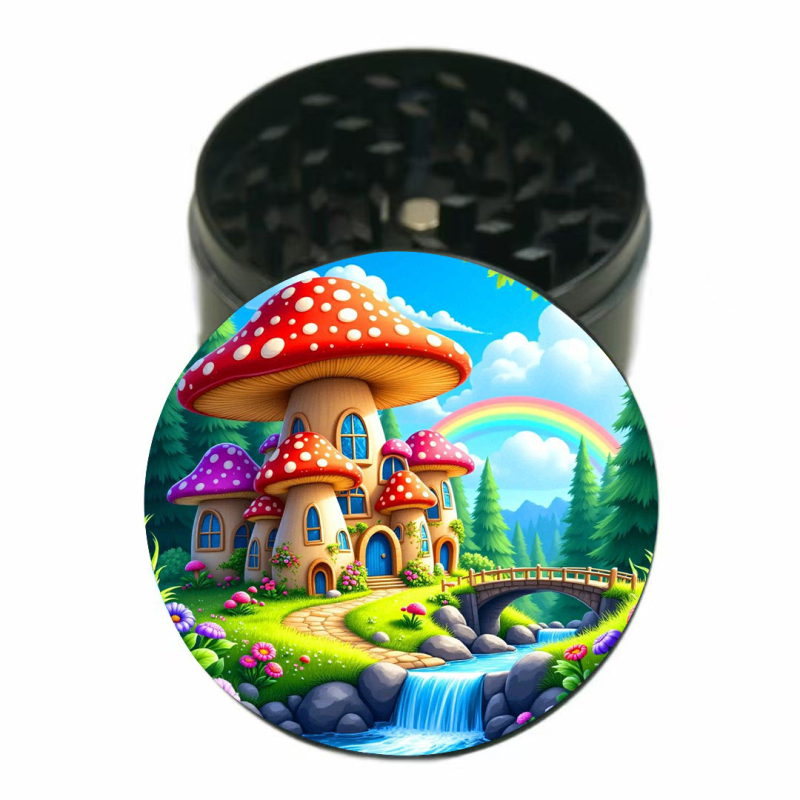 Plakanā cinka sakausējuma metāla dzirnaviņas 50 mm četrslāņu krāsotas sērijas garšvielu dzirnaviņas