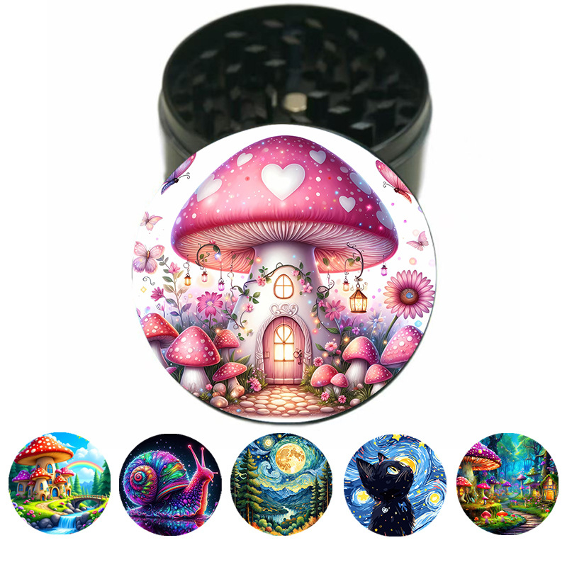 Plakanā cinka sakausējuma metāla dzirnaviņas 50 mm četrslāņu krāsotas sērijas garšvielu dzirnaviņas