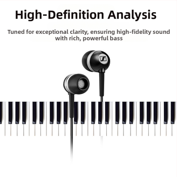 Alkalmas határokon átnyúló Senhai CX300II klasszikus fülbe helyezhető fejhallgatóhoz, vezetékes túlsúlyos mélynyomóhoz, CX400II füldugókhoz