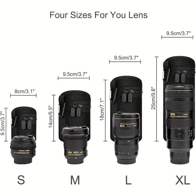 Pielāgota piekarināma āra fotografēšanas objektīva soma, ceļojumu uzglabāšanas soma, cilindriska vienkārša piekarināma soma, pielāgojams logotips, pārnēsājama