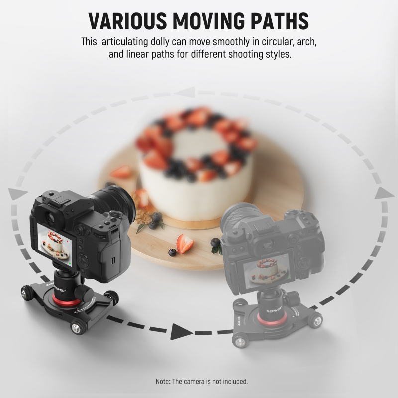 Newel Sd001 mobiiltelefonide fotograafia liugkaamera panoraamimise/kallutamise mobiiltelefoniklambriga, vaikne lauaarvuti mikro-peegelkaamera