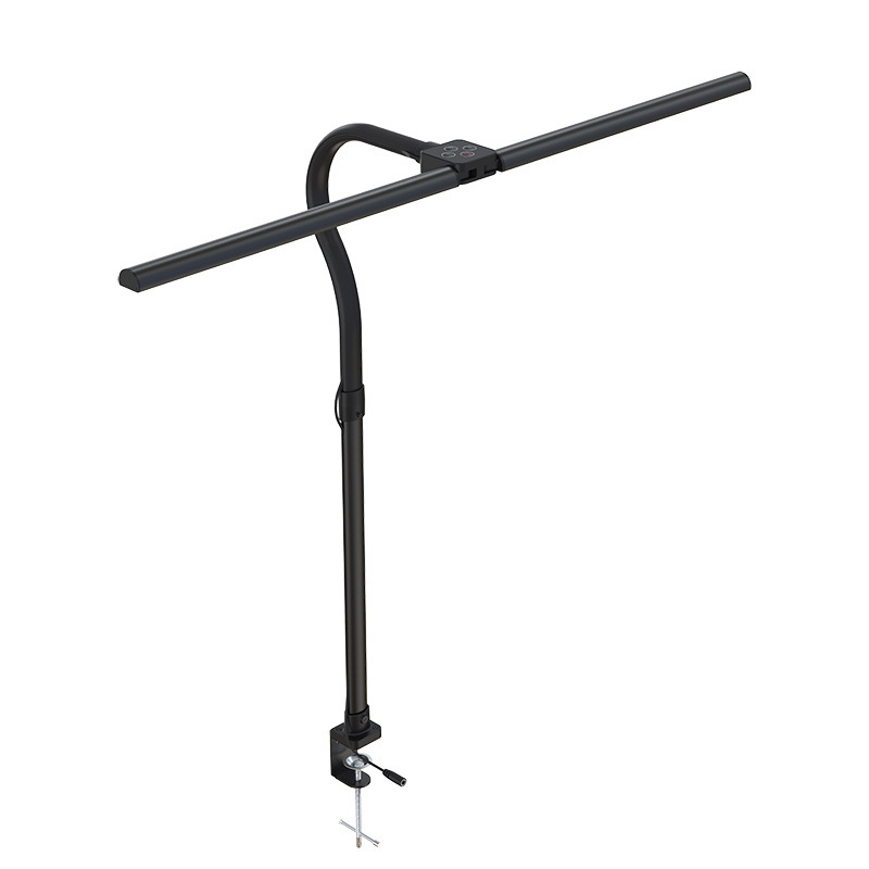 Täisspektriga laualamp õpilaste silmade kaitseks, riikliku AAA-klassi sertifitseeritud klambriga lamp õppimiseks, spetsiaalne lugemislaualamp