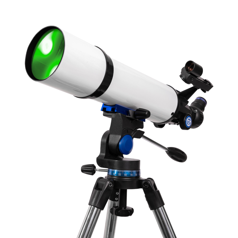 Naujas 80500 baltas didelės diafragmos teleskopas. Didelės raiškos, didelio galingumo žvaigždžių stebėjimas, pasaulio stebėjimas, dvigubos paskirties, tarpvalstybinis meistriškumas.