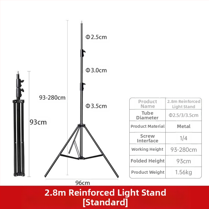 2,8 m fotolambihoidik julge stuudio filmi- ja telelambihoidik ristklamber taustaraam reaalajas täitevalgus statiiv