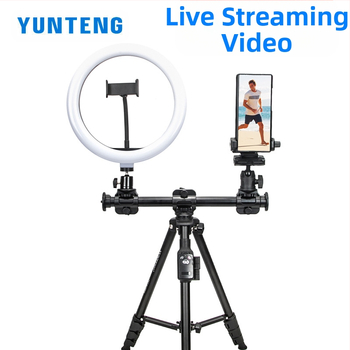 Yunteng 6109 надземна статив универсален микро-единичен мобилен телефон тремоло стойка за камера на живо