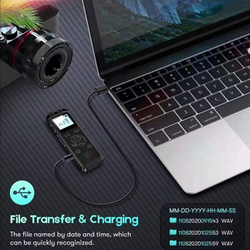 T69 piiriülene diktofon Core 2159 intelligentse mürasummutussüsteemiga, suure mahutavusega, kõrglahutusega ja ülipika ooterežiimiga salvestusseade