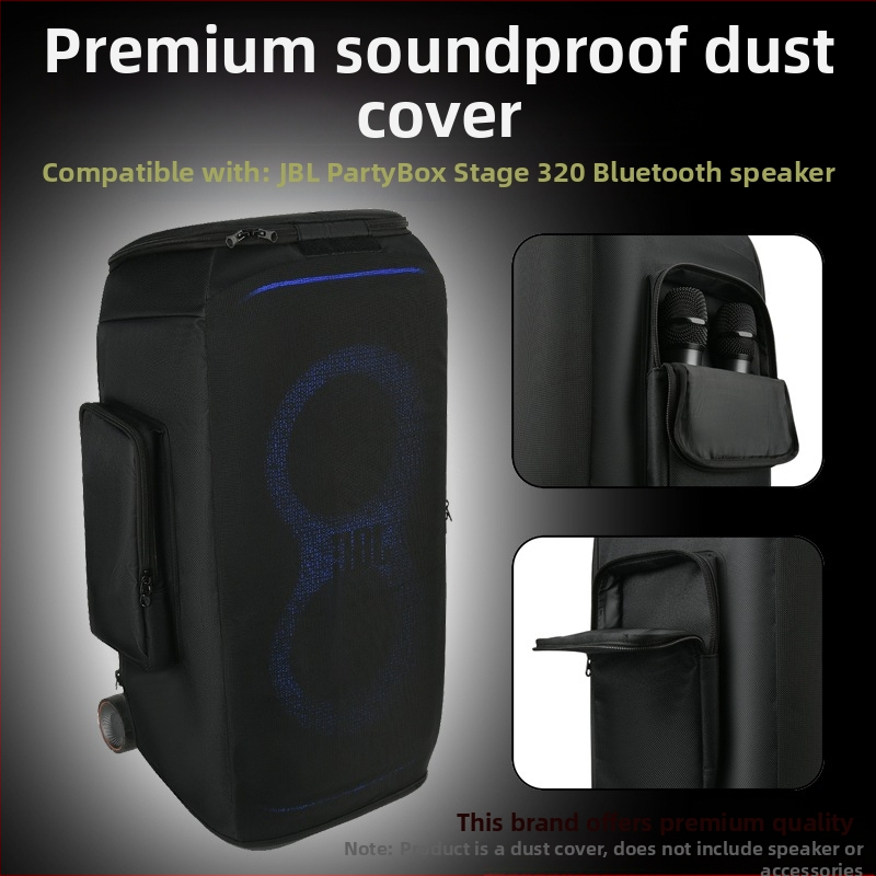 Sobib JBL Partybox 320 väliskõlari kaitseümbrisele, Stage 320 helikäru kotile, tolmukate