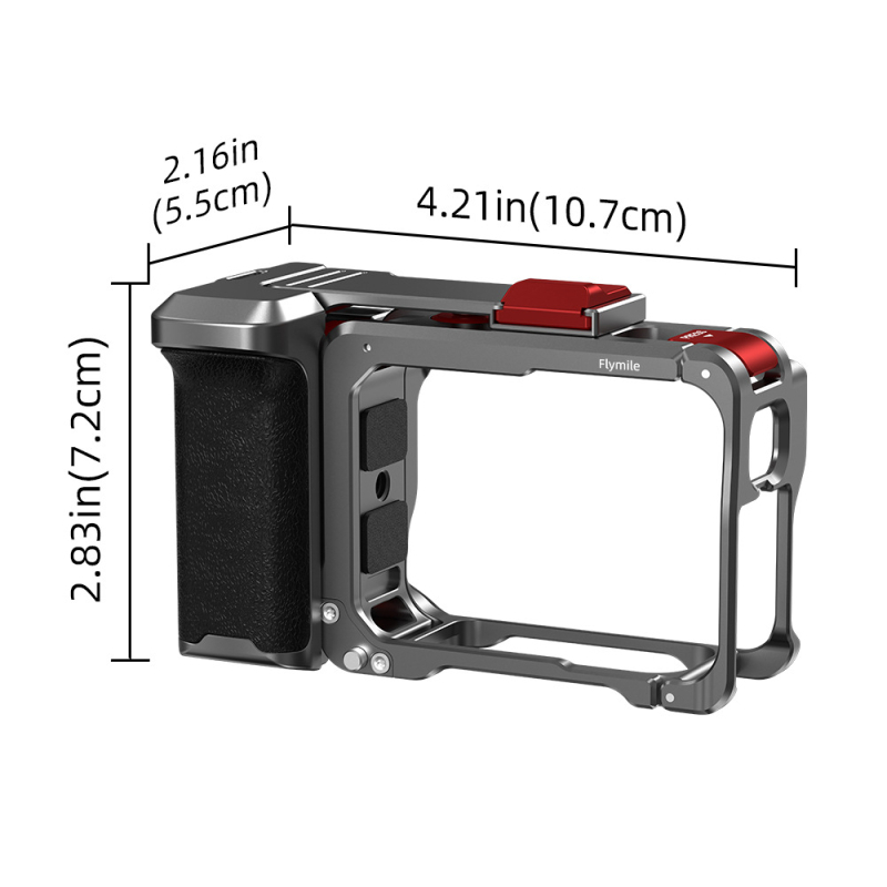 Flymile ir piemērots Insta360Acepro2 Street Shooting rokturu komplektam, sporta kameras rāmim un fotografēšanas piederumiem.