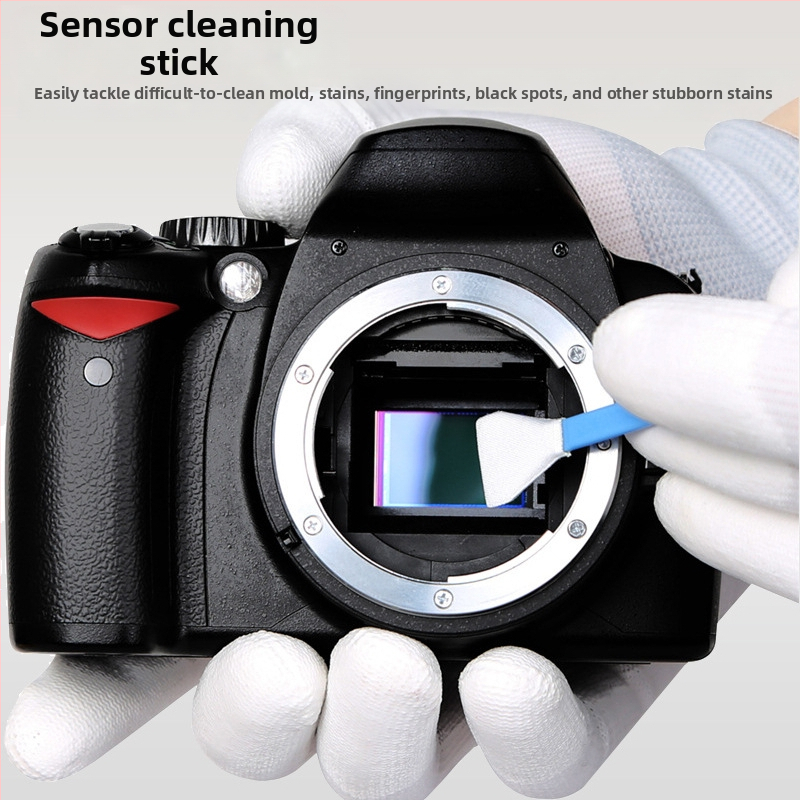 Комплект за почистване на SLR фотоапарати, цифрово премахване на прах от обективи за безогледални фотоапарати, инструмент за почистване на CMO/CCD сензори
