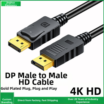 dp-liini isas-isas 4K60Hz HD-videoliini kuvarikaabel teleri ja arvuti kuvari jaoks