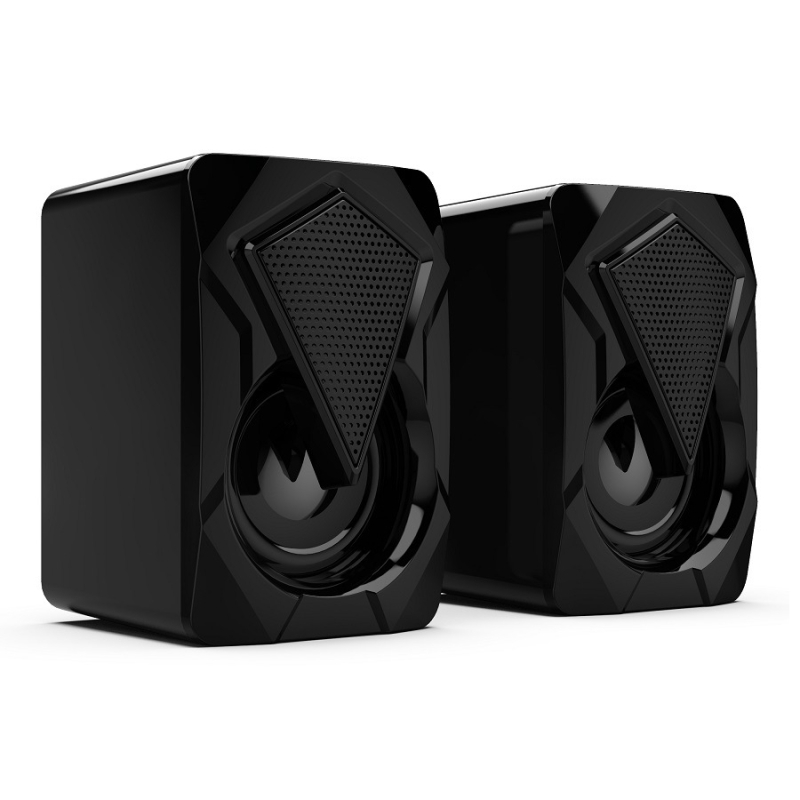 X2 multimediju galda datora audio mājas galda mini RGB krāsains USB skaļrunis ar vadu smags zemfrekvences skaļrunis
