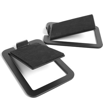 Kalluta 16 ° nurgaga arvutikõlari alus metallist lauakõlari hoiuriiul väikesele kõlarile