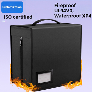 Didelis, ugniai atsparus CD laikymo krepšys su užtrauktuku, daugiasluoksnis, vandeniui atsparus CD laikymo krepšys