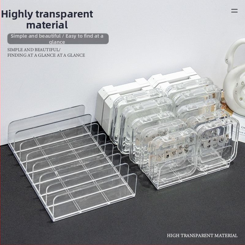 Въздушна възглавница, пудра, торта, козметика, пудра, палитра от сенки за очи, прозрачна кутия за съхранение, цветна палитра за маникюр, ръчно изработена стойка за съхранение на нокти