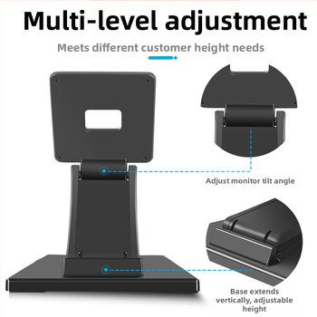 Kolm strateegiatootjat 13-17-22-24-tollise monitori arvutiklambri puutetundliku ekraaniga lauaarvuti kokkupandava aluse pistikupesaga