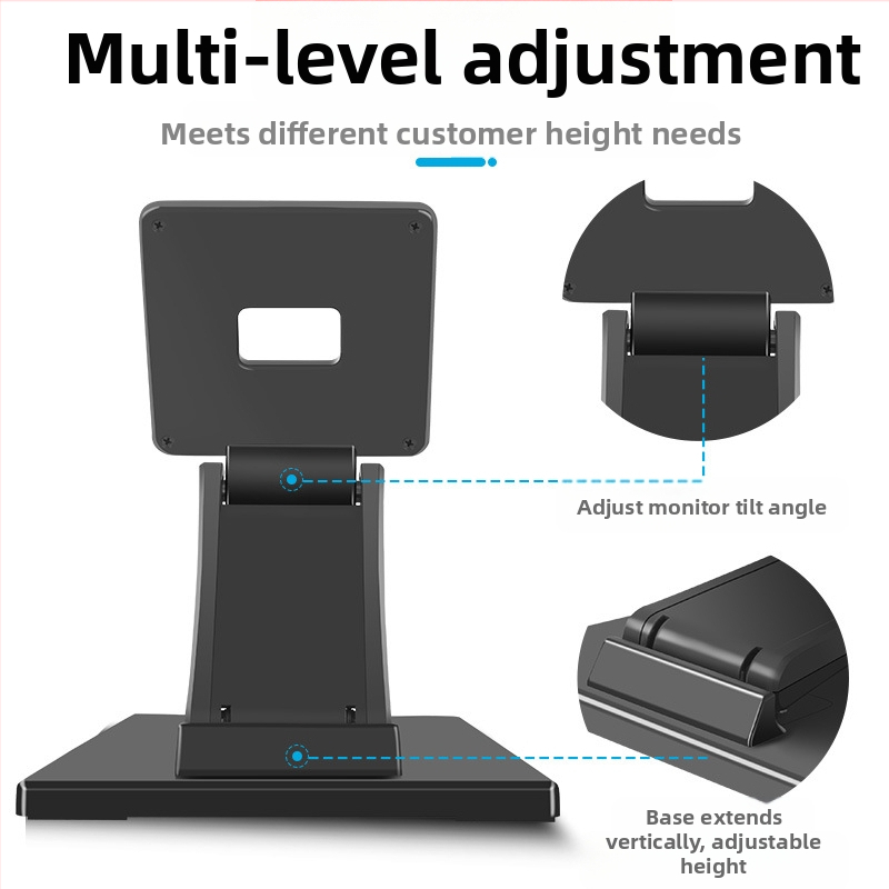 Trys strategijos gamintojai 13-17-22-24 colių monitoriaus kompiuterio laikiklis jutiklinio ekrano darbalaukio sulankstomas pagrindo lizdas