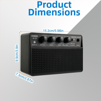 Elektrikitarri elektrilise bassi kõlari helivõimendi 10W kaasaskantav mini Bluetooth-heliinstrumentide lisatarvikud