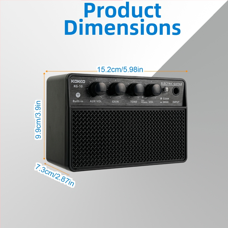 Електрическа китара, електрически бас високоговорител, усилвател на звука 10W, преносим мини Bluetooth аудио инструмент, аксесоари