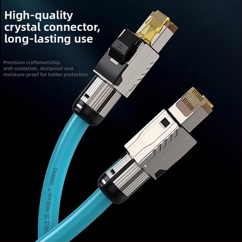 Καλώδιο δικτύου Biaz Cat 8 10g, χαμηλού καπνού, χωρίς αλογόνο, κατηγορίας 8, διπλής θωράκισης, για παιχνίδια, ανταγωνιστικά προϊόντα, jumper τελικού προϊόντος