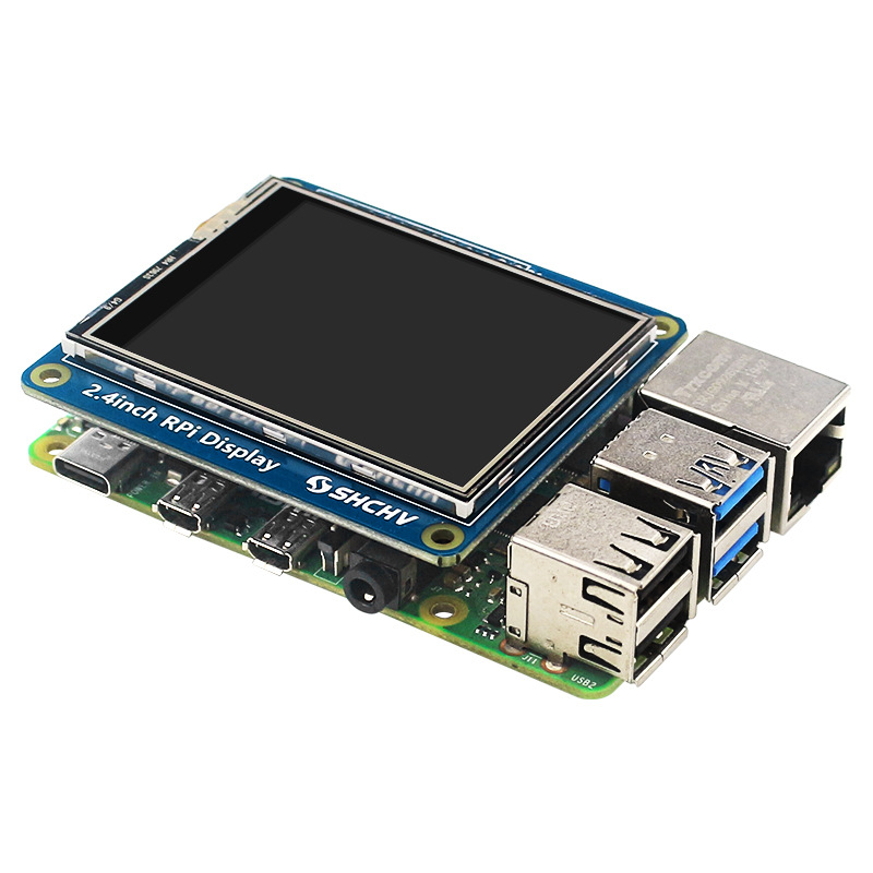 Raspberry Pi 2.4-инчов дисплей Spi сензорен контролен екран Raspberry Pi5B/4B/3B+/Zero 2W