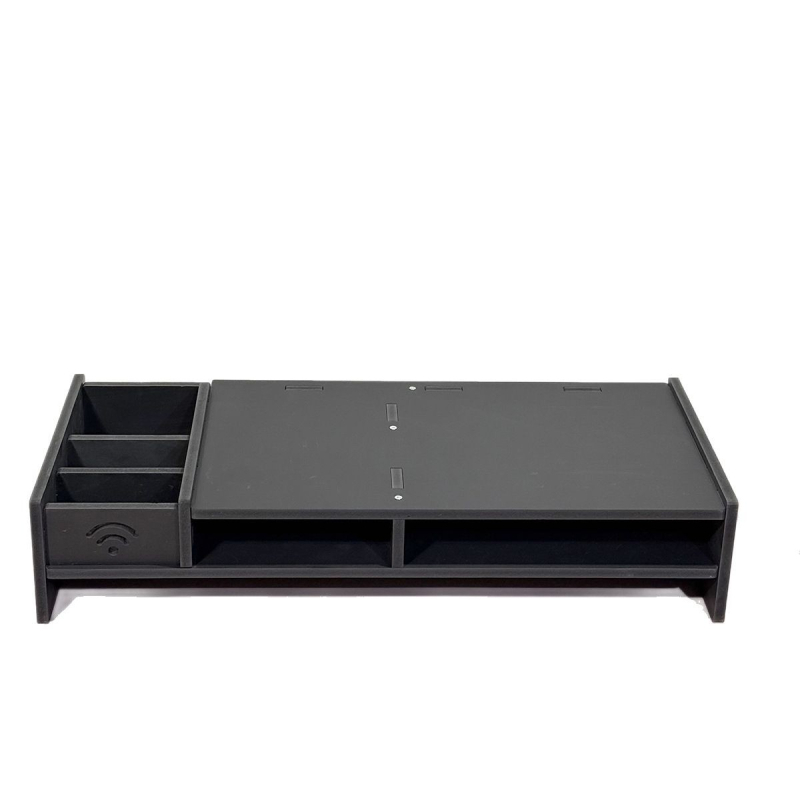 Határokon átnyúló Temu Népszerű Asztali Monitor Magasító Állvány Wifi Számítógép Magasító Állvány Asztali Pad Tárolódoboz