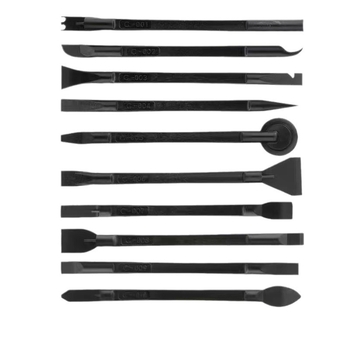 Antistatinis plastikinis laužtuvas, 14 viename, priežiūros įrankis, elektronikos gamyklai, juodas smailus, plataus žiočių segtukas