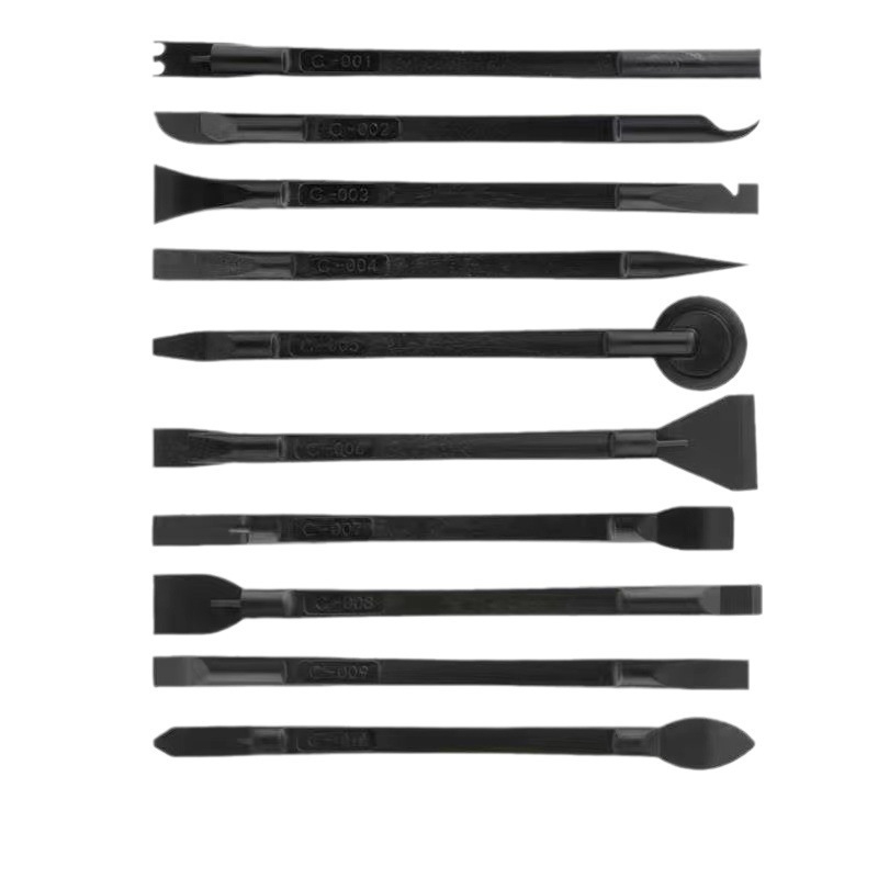 Antistaatilised plastist kangpintsetid 14 ühes hooldustööriist elektroonikatehase musta otsaga laia suuga klambriga ülikond