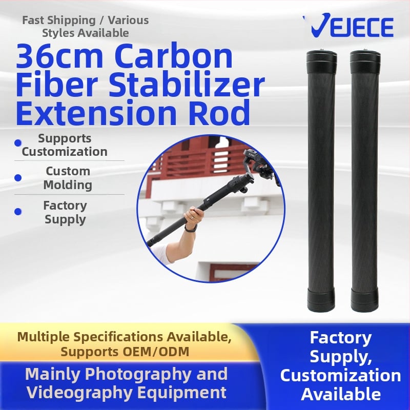 Szénszálas hosszabbító rúd 36 cm-es sportkamera kiegészítő mobiltelefon-felvételkészítéshez gimbal stabilizátor hosszabbító rúd