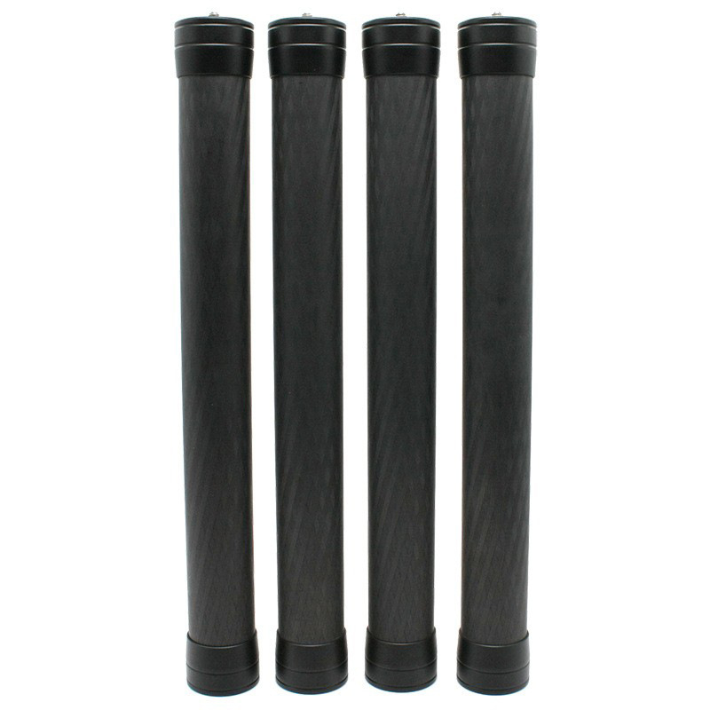 Anglies pluošto šaudymo prailginimo strypas 36 cm sportinės kameros pagalbinis mobiliojo telefono šaudymo stabilizatoriaus prailginimo strypas