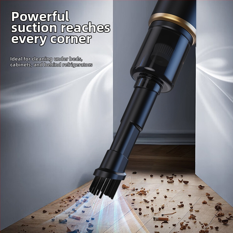 Нова ръчна прахосмукачка за дома за кола, малка безжична, супер всмукателна, мощна мини прахосмукачка за кола и закрито