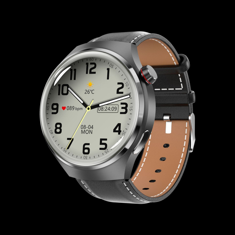 Új GT4PRO okos Bluetooth hívásóra, 1,53 hüvelykes nagyméretű képernyő, Egészségfunkció, Zene, Sport, Határokon átnyúló funkció