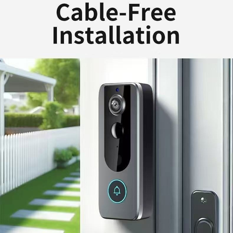 Juhtmevaba visuaalne nutikas uksekell WiFi nutika kodu alarm uksekella puldiga digitaalne kassisilmakaamera M20