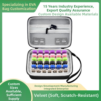 Kõva kestaga Eva kaasaskantav U-ketta kosmeetikakott, mis sobib Sandiski tahkismälupulga pakendikarbile Eva draiveri kott