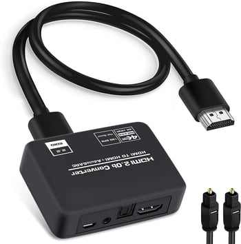 HDMI-heli jaotur HDMI2.0 4K120HZ HDMI-st HDMI SPDIF 3.5 audio ARC-ks