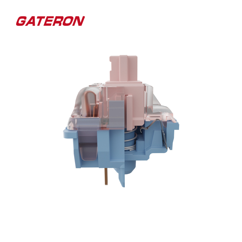 „GATERON Jiadalong“ dviejų takelių eterinis velenas, 60 g šrapnelio garsas, stiprus pastraipos pojūtis, mechaninis klaviatūros jungiklis