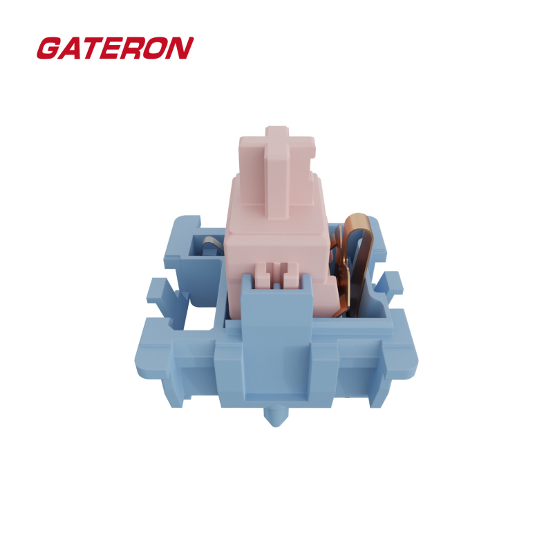 „GATERON Jiadalong“ dviejų takelių eterinis velenas, 60 g šrapnelio garsas, stiprus pastraipos pojūtis, mechaninis klaviatūros jungiklis