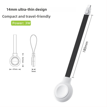 Bonoa magnetilise köiega juhtmevaba laadija, mis ühildub Samsung Galaxy Watchiga ja millel on kiire magnetiline laadimine.