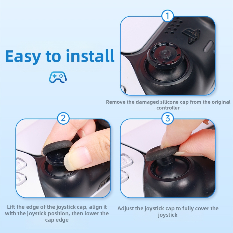 Hea hinna ja kvaliteedi suhe (IINE), sobib Sony PS5 käepidemele, vahetuskork, seenekujuline kahjustuste kaitsekork