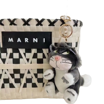 Αστεία κούκλα γάτας του Εωσφόρου, παρωδία θυμωμένης κούκλας γάτας, βελούδινο μαξιλάρι γάτας, δώρο μενταγιόν