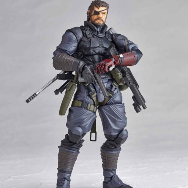 Metal gear Freedom Sons mozgatható kígyó nagybácsi ízület kézzel készített modelldíszek dobozban