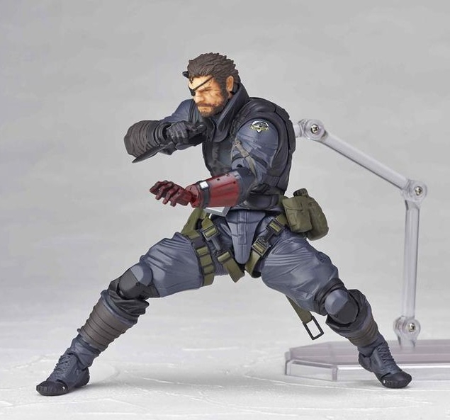 Metal gear Freedom Sons mozgatható kígyó nagybácsi ízület kézzel készített modelldíszek dobozban