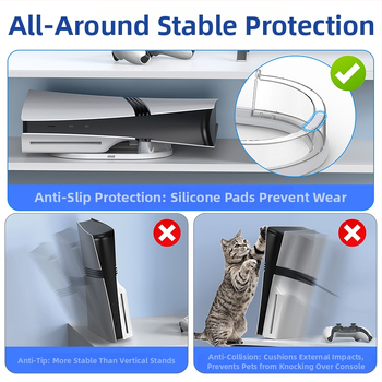 Hea hinna ja kvaliteedi suhtega PS5 Pro optilise draivi versioon, digitaalne versioon, horisontaalne hoiustamisriiul PS5 Pro mängukonsooli tasane alus