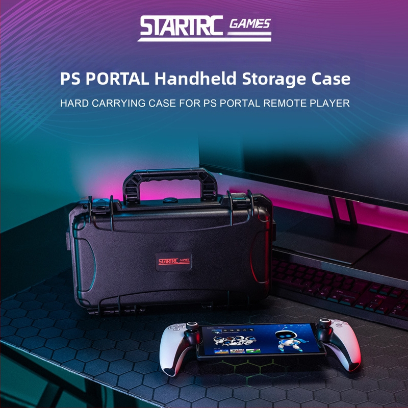 Startrcgames Кутия за съхранение Playstation Portal Bag Взривоустойчив, Влагоустойчив и Защитен от Мухъл Ръчен Водоустойчив Калъф
