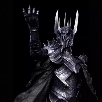 Σειρά Άρχοντα των Δαχτυλιδιών Σκοτεινός Άρχοντας Sauron Νεκρομάντης Άγαλμα Εχθρού Μοντέλο σε Κουτί με Ακουστικό
