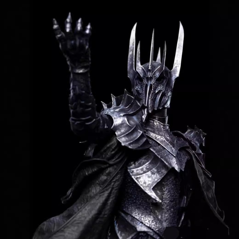 A Gyűrűk Ura sorozat Sötét Nagyúr Sauron Nekromanta Ellenséges Szobor Modell Dobozos Készleten